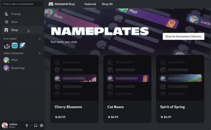 Are nameplates in style?