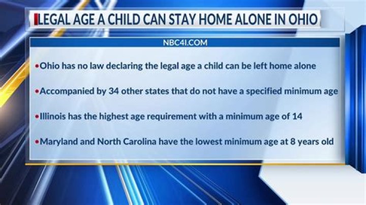 Can a 9 year old legally stay home alone?