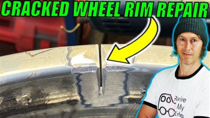 Can a damaged wheel rim be repaired?