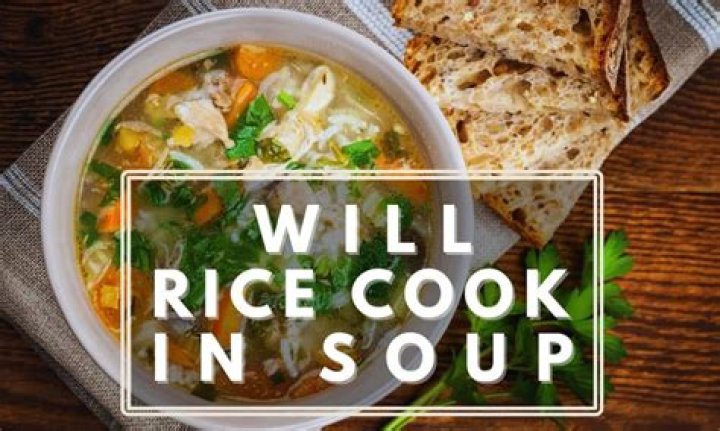 Can I put uncooked rice in soup?