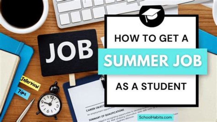 How can a high school student get a summer job?