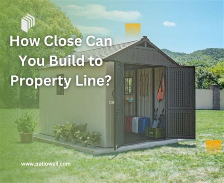 How close can you build to property line Houston?