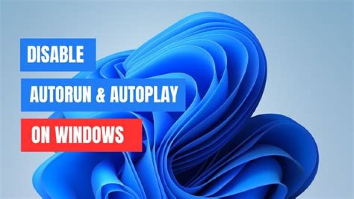 How do I disable autorun in Windows 7?