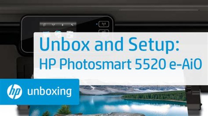 How do I install my HP Photosmart 5520 printer?