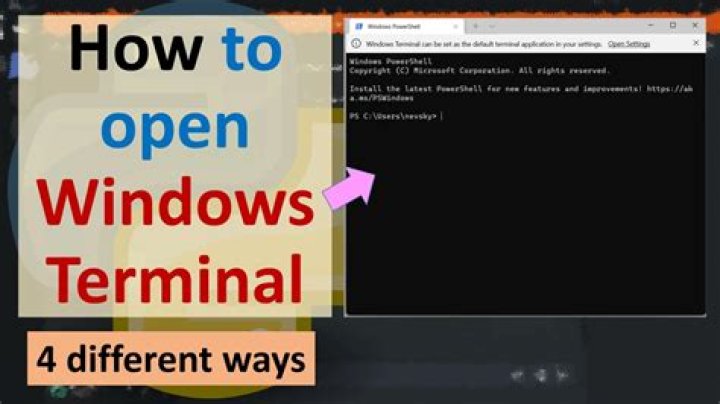 How do I open a terminal window on Mac?