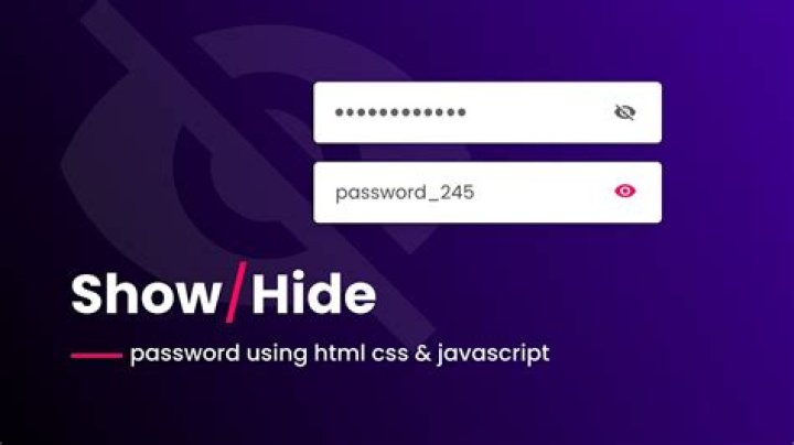 How do I pass a password in HTML?