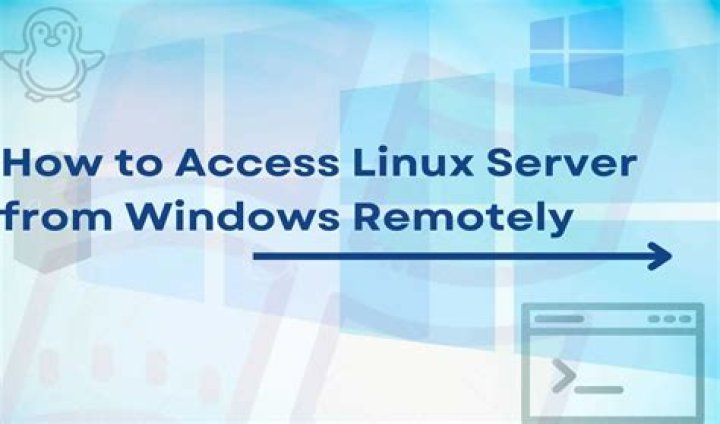 How do I remotely access a Linux server from Windows?