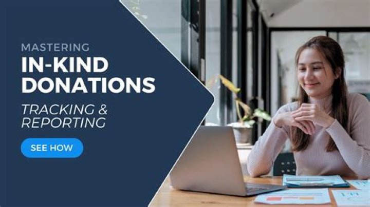 How do I track in-kind donations?
