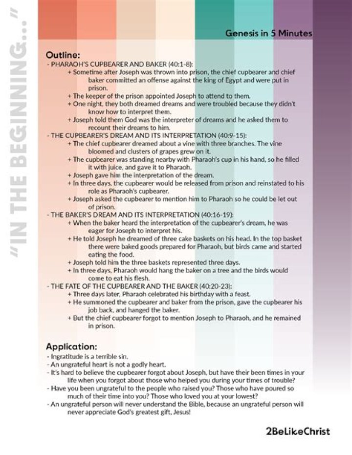 How do you explain the book of Genesis?