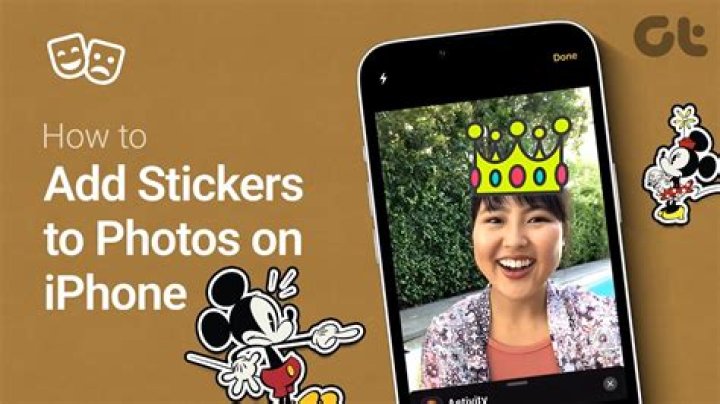 How do you put stickers on Facebook Messenger?