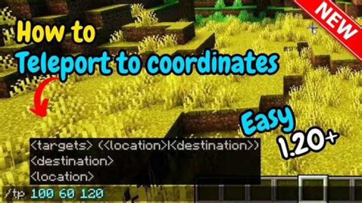 How do you teleport to end coordinates?