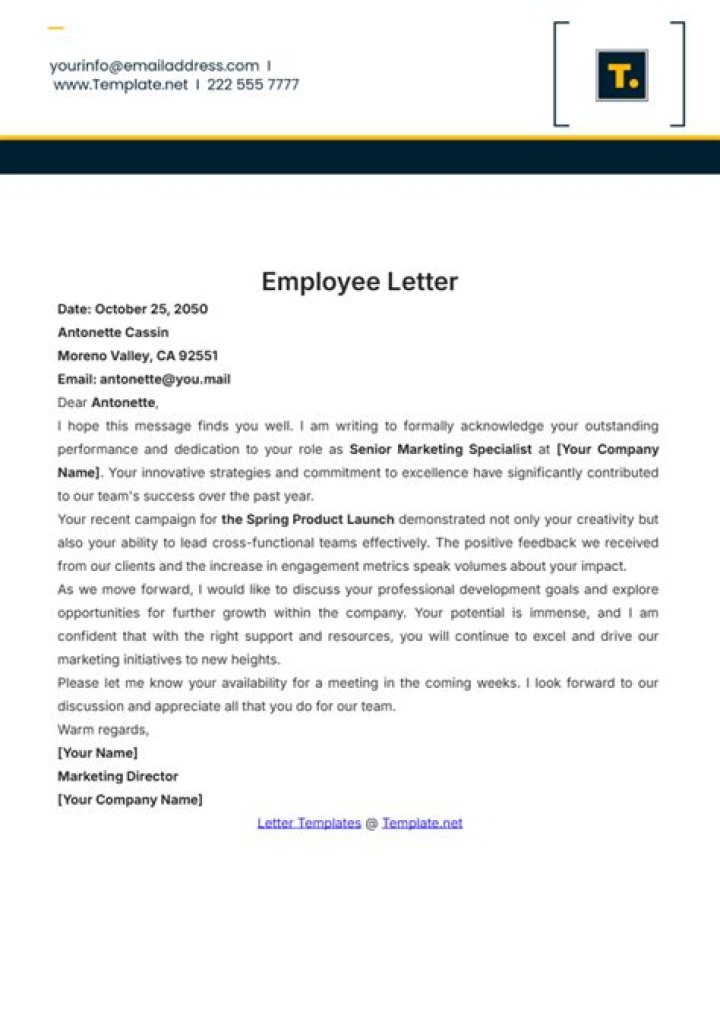How do you write a good employee testimonial?