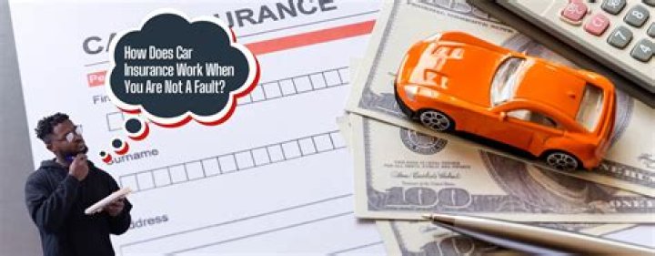 How does car insurance work when you are not at fault?