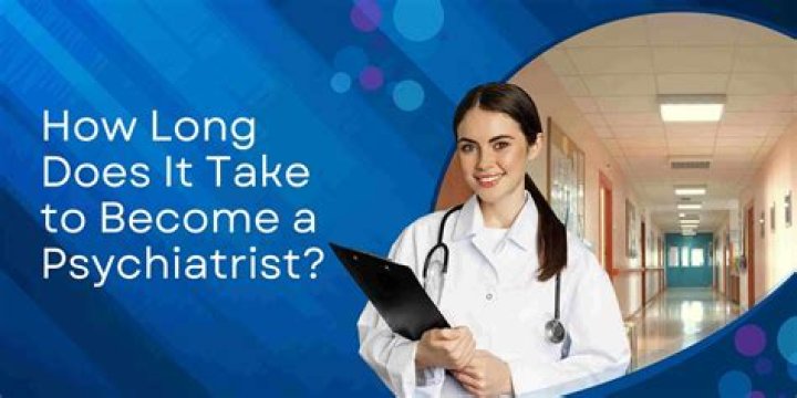 How long does it take to become a psychiatrist in the UK?