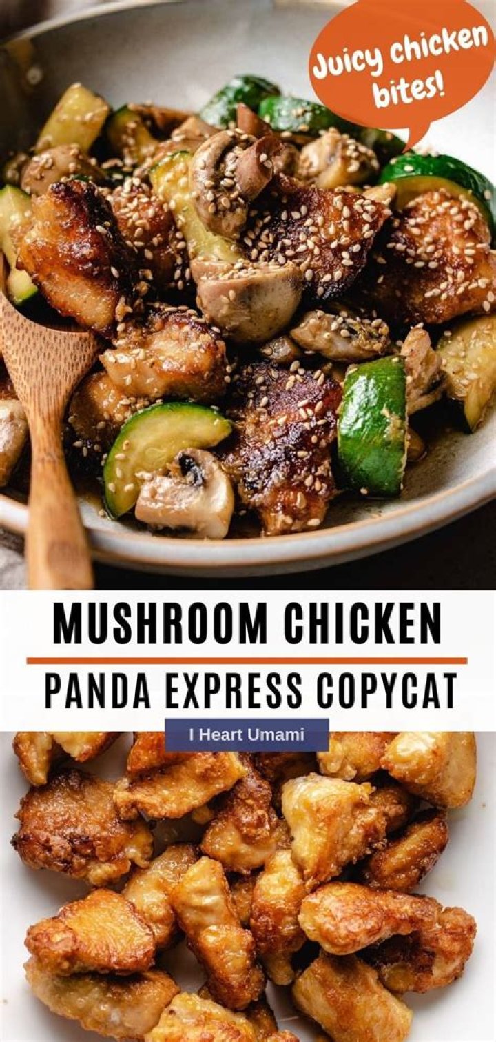 How many calories is Panda Express mushroom chicken?