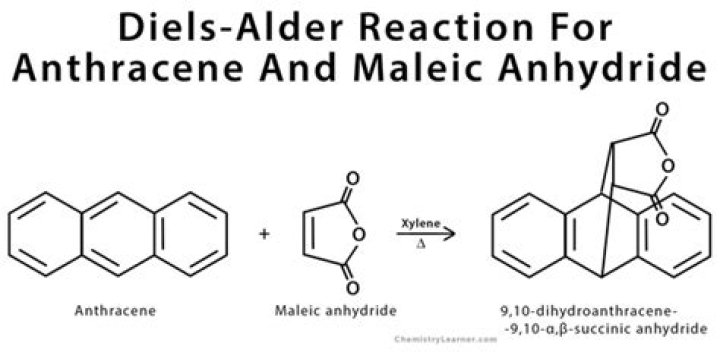 Is maleic anhydride used in Diels-Alder reaction?
