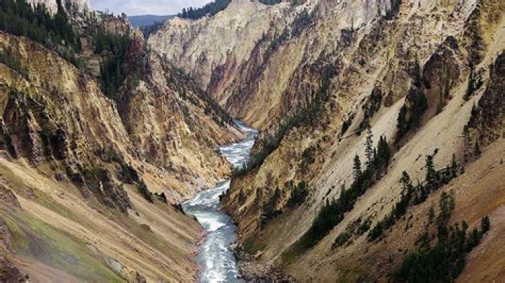 What are steep sided valleys?