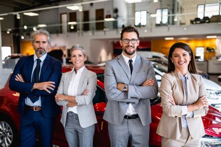 What are the different positions at a car dealership?