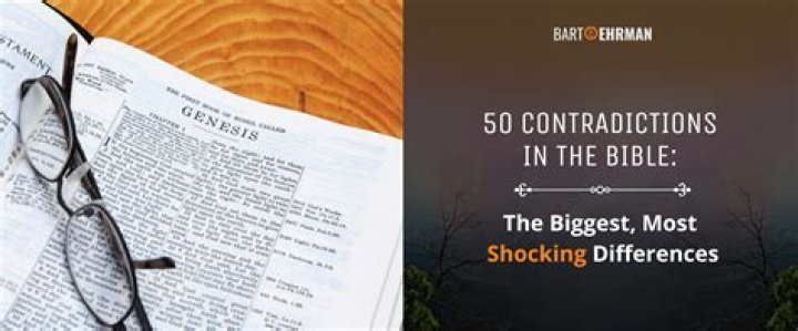 What are the major contradictions in the Bible?