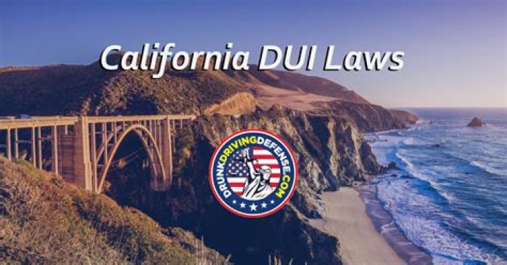 What are the new DUI laws in California?