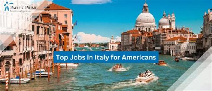 What are the top jobs in Italy?