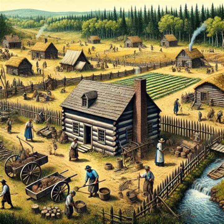 What did free settlers receive?