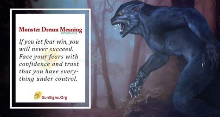 What does calling someone a monster mean?