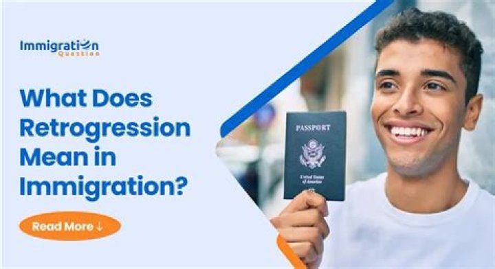What does retrogression mean?