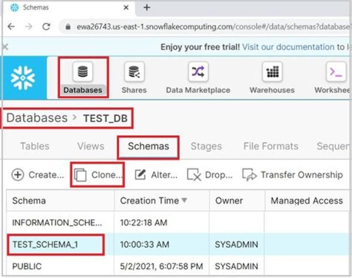 What does schema mean in snowflake?