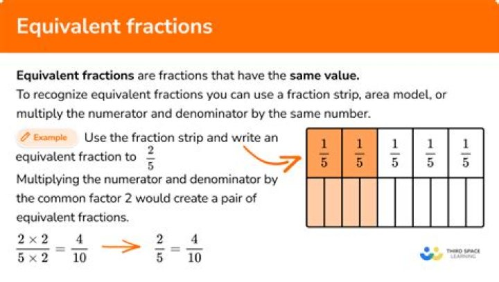 What is 3/7 equivalent to as a fraction?
