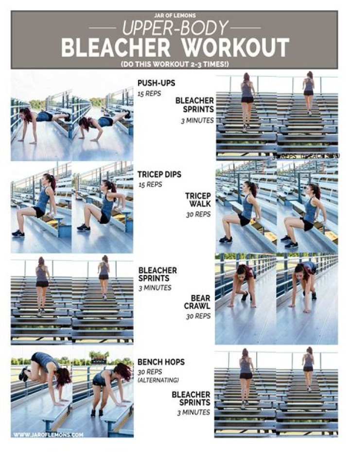 What is a bleacher workout?