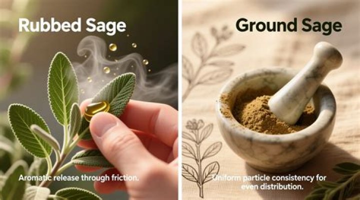 What is stronger rubbed sage or ground sage?