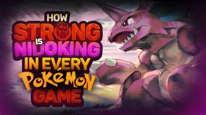 What is super effective against Nidoking?