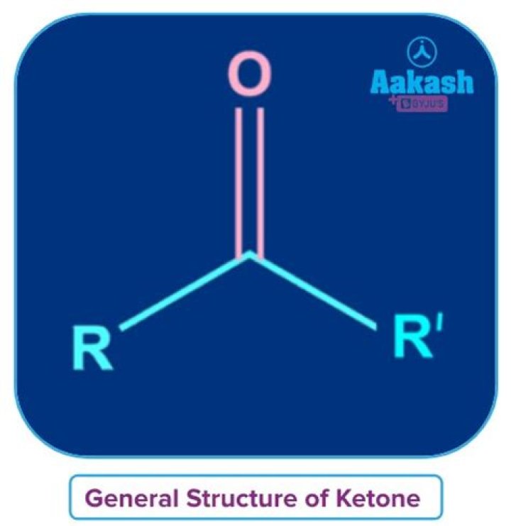 What is the structure of ketone group?