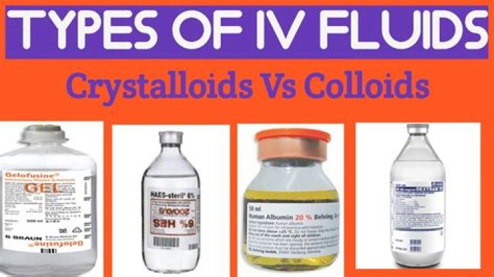 What IV fluids are colloids?