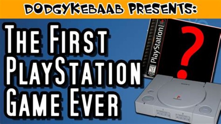 What was the very first PS1 game?