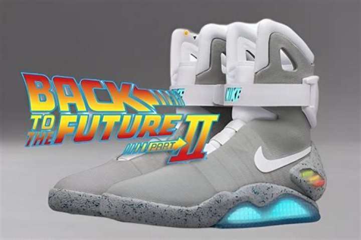 When did the Nike Air Mags come out in Back to the Future?