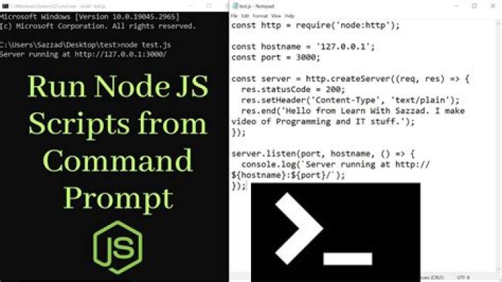 Which server is required for node js?