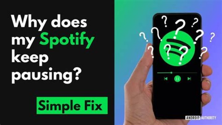 Why does my earphones keep pausing?