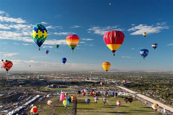 Why is the Albuquerque Balloon Fiesta a special event for people with hot air balloons?